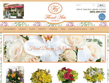 Tablet Screenshot of floralartsflorist.com